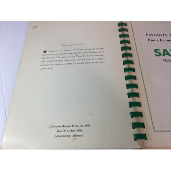 Favorite Recipes Of Home Economics Teachers: Salads Including Appetizers Cookboo - Picture 3 of 8